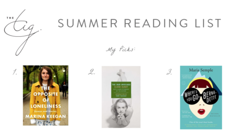 The Tig Summer Reading List