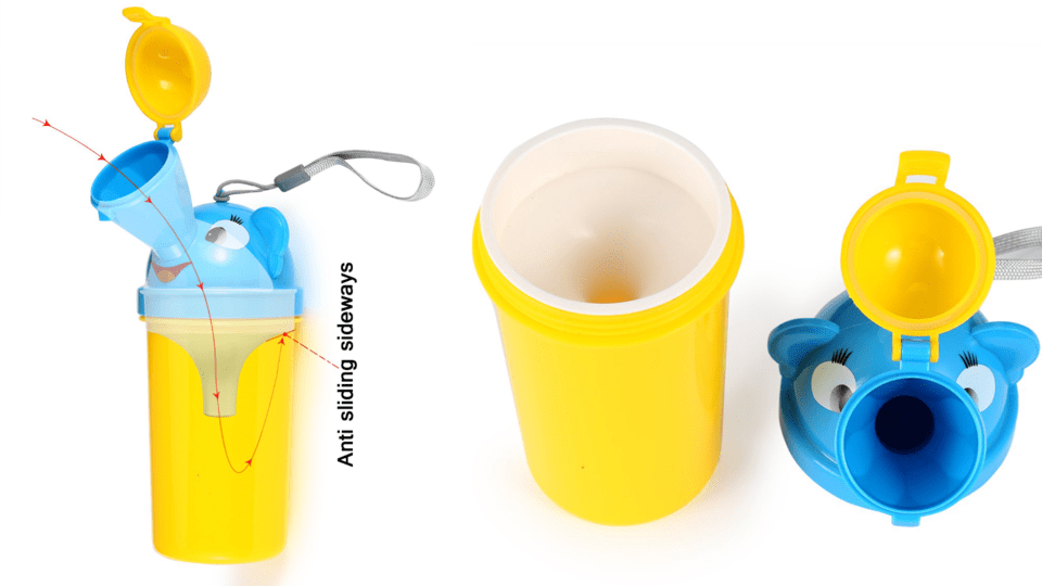 A Portable Pee Cup Exists So Your Toddler Can Wee In The Car