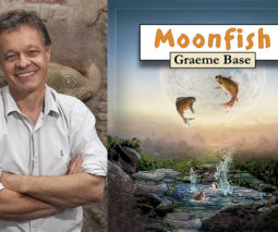 Author Illustrator Graeme Base and his latest book Moonfish