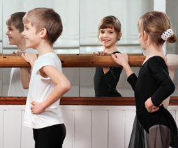 Kids doing ballet