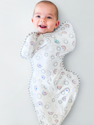 Commemorate Pregnancy Loss Awareness Month with a gorgeous rainbow swaddle
