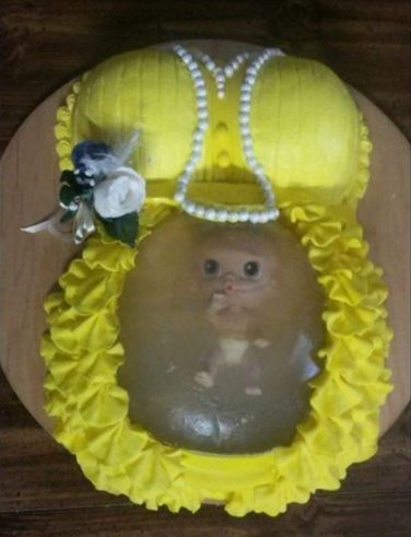 Weird womb cake