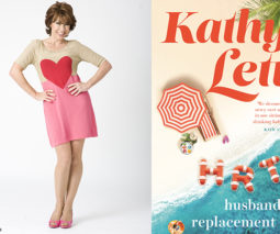 Author Kathy Lette and her book Husband Replacement Therapy