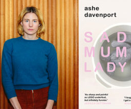 Author Ashe Davenport and her book Sad Mum Lady