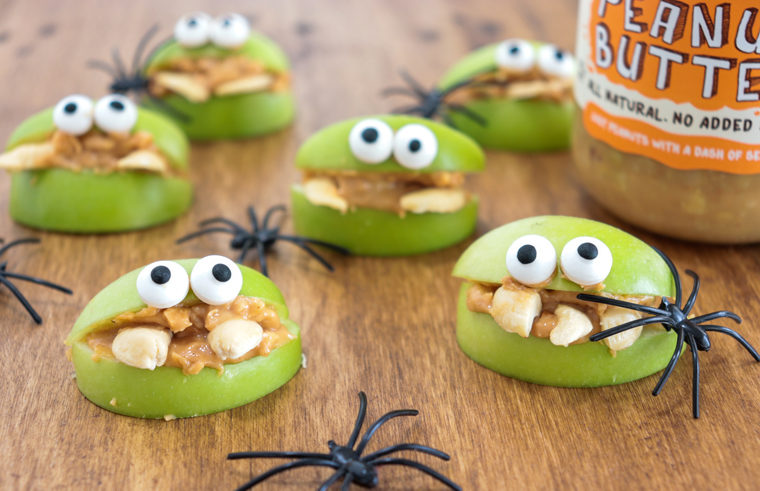 Apple Monsters healthy Halloween recipe