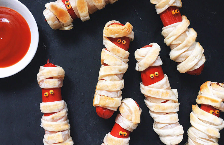 Halloween mummy frankfurts recipe