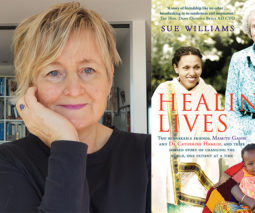 Author Sue Williams and her book Healing Lives